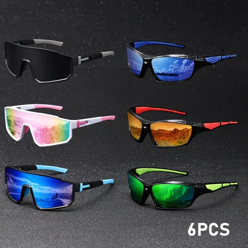 6-Pack Men's HD TAC Sunglasses Multi-Color For Daily, Street, Shopping & Photo Props
6-Pack Men's HD TAC Sunglasses Multi-Color For Daily, Street, Shopping & Photo Props