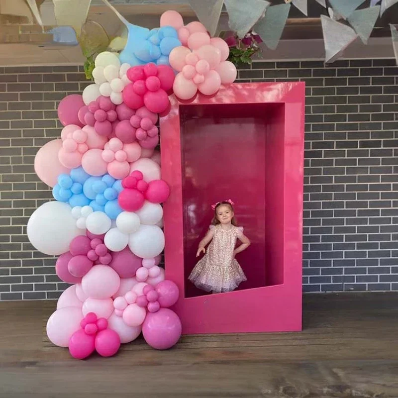 Detachable metal iron big blue pink barbie ken photo booth box for girl kids birthday party prop decoration
Detachable metal iron big blue pink barbie ken photo booth box for girl kids birthday party prop decoration