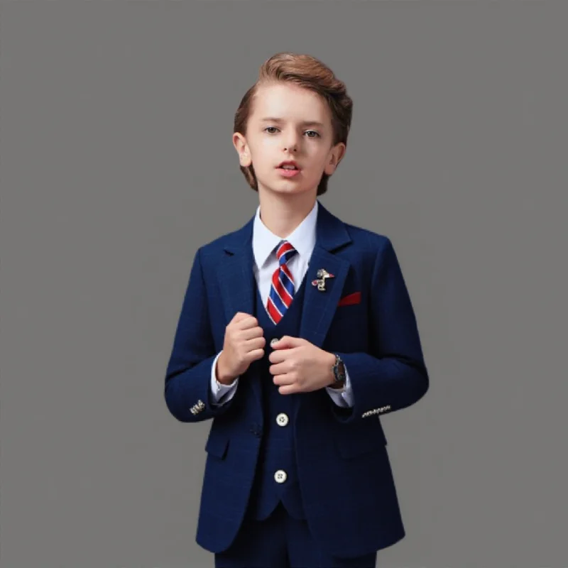 Big Teenager Tuxedo Dress Children Dance Costume Flower Boy Wedding Suit Kids Formal Jacket Vest Pants 3PCS Party Photograph Set
Big Teenager Tuxedo Dress Children Dance Costume Flower Boy Wedding Suit Kids Formal Jacket Vest Pants 3PCS Party Photograph Set