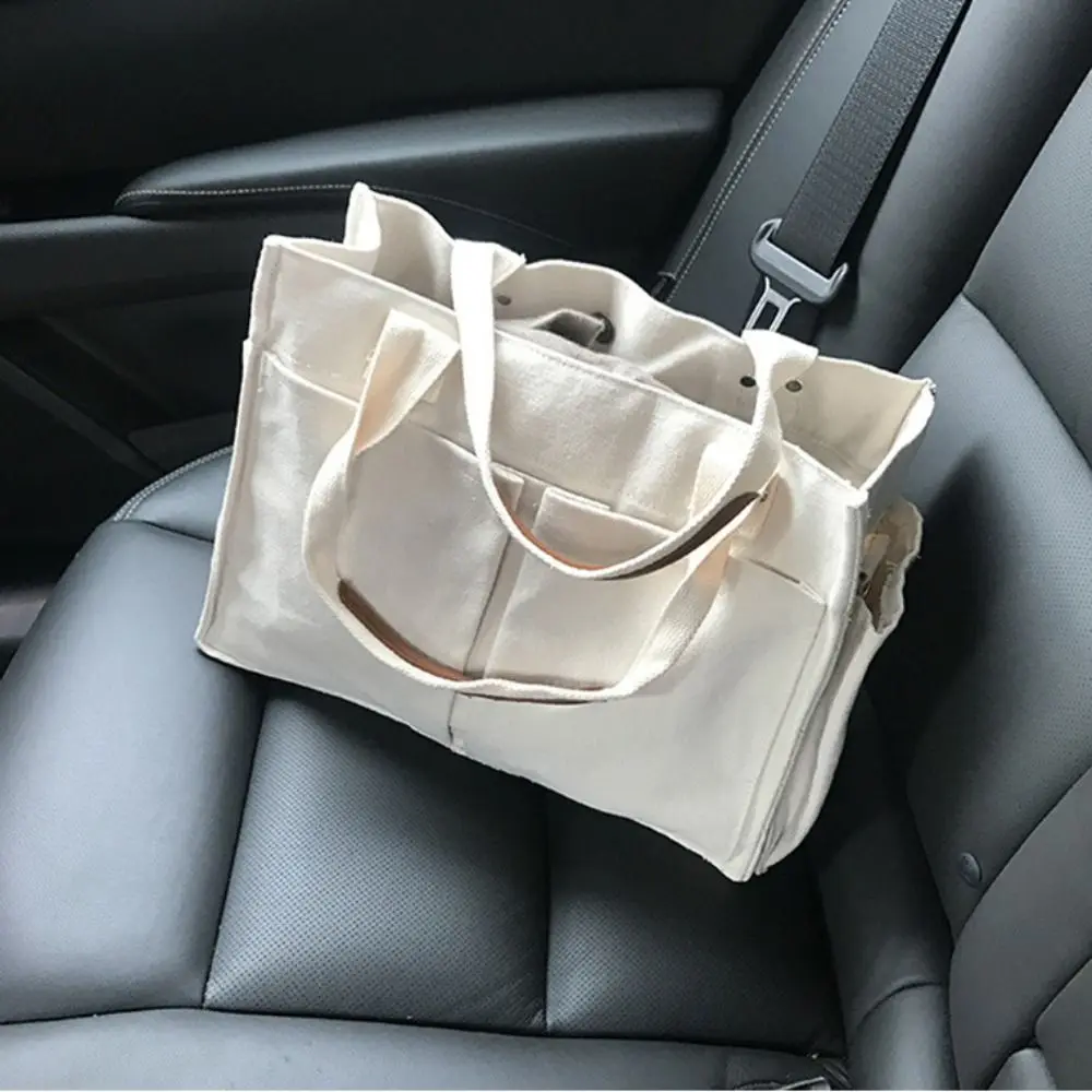 Waterproof Nylon Stylish Handbags With Pockets With Handle Large Tote Bag Large Capacity Vintage Style Canvas Shoulder Bags
Waterproof Nylon Stylish Handbags With Pockets With Handle Large Tote Bag Large Capacity Vintage Style Canvas Shoulder Bags