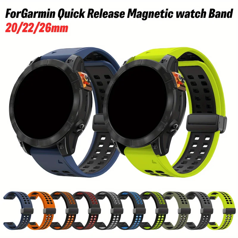 Suitable for 20/22/26mm Smart Watch Band for Garmin Fenix 7/6/5 Dual-Purpose Breathable Anti-Sweat Replacement Strap
Suitable for 20/22/26mm Smart Watch Band for Garmin Fenix 7/6/5 Dual-Purpose Breathable Anti-Sweat Replacement Strap