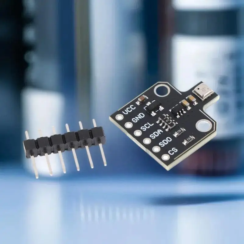 BME688 Environmental Sensor Module 4-in-1 Temperature Humidity Pressure Gas Sensor I2C for Temperature And Humidity Measurement
BME688 Environmental Sensor Module 4-in-1 Temperature Humidity Pressure Gas Sensor I2C for Temperature And Humidity Measurement