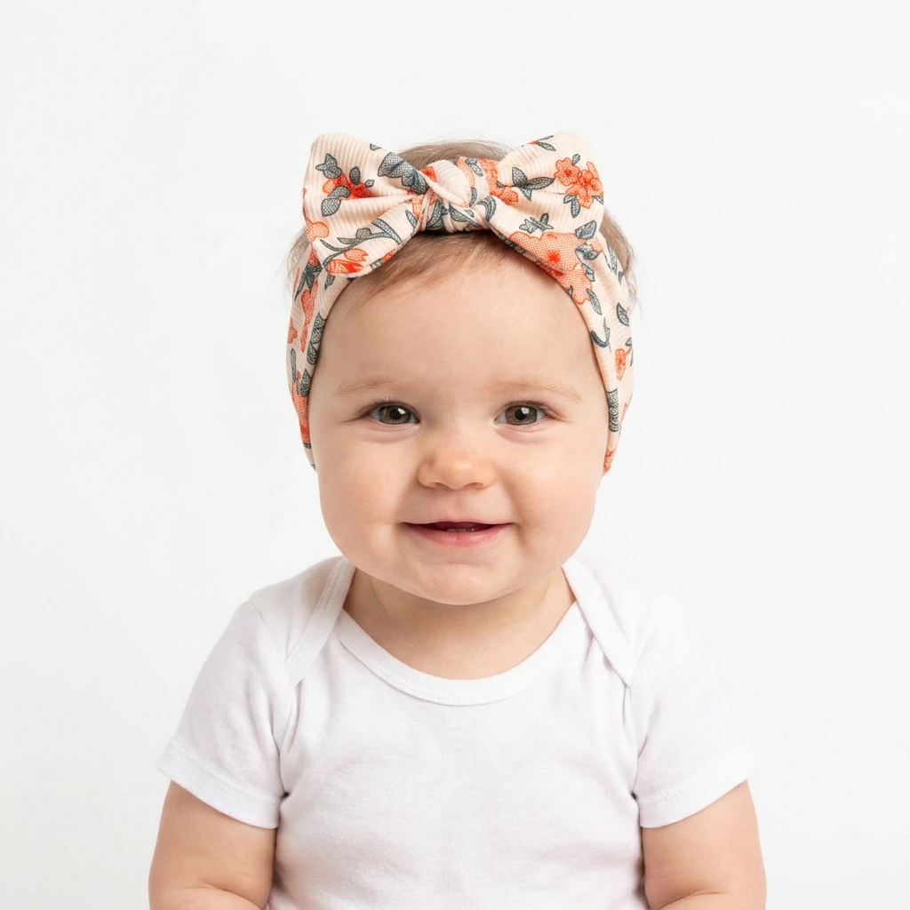 Vintage Floral Baby Headband Soft Ribbed Knot Bow Turban Headwrap for Toddler Infant Girls Stretchy Hair Accessories New
Vintage Floral Baby Headband Soft Ribbed Knot Bow Turban Headwrap for Toddler Infant Girls Stretchy Hair Accessories New