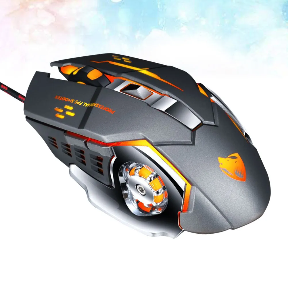 1Pcs Wired USB Gaming Mouse Professional Ergonomic Computer Mouse Silver for Pc Laptop Desktop Long-Term Use Plug Play
1Pcs Wired USB Gaming Mouse Professional Ergonomic Computer Mouse Silver for Pc Laptop Desktop Long-Term Use Plug Play