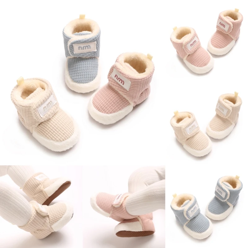 Winter Cotton Shoes and Soft Soled Walking Shoes For Infants and Young Children Warm Boots For Boys and Girls Aged 0-1
Winter Cotton Shoes and Soft Soled Walking Shoes For Infants and Young Children Warm Boots For Boys and Girls Aged 0-1