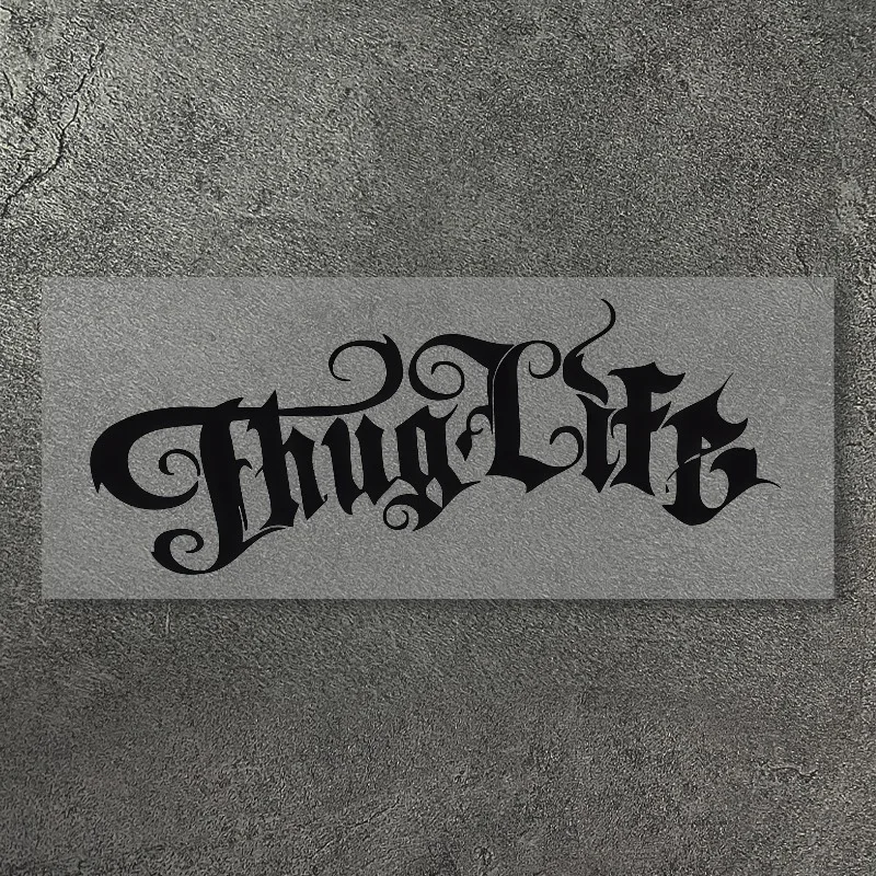 2D Flat Thug Life Waterproof Vinyl Sticker, for Scooter Windshield and Fuel Tank
2D Flat Thug Life Waterproof Vinyl Sticker, for Scooter Windshield and Fuel Tank