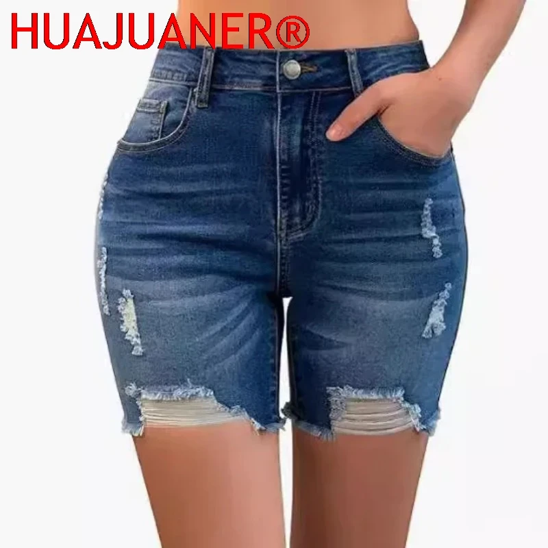 Distressed Hole Jean Denim Knee Length Pants Solid Women Ripped Jeans High Waist Washed Pockets Skinny Zipper Fly Casual 2026
Distressed Hole Jean Denim Knee Length Pants Solid Women Ripped Jeans High Waist Washed Pockets Skinny Zipper Fly Casual 2026