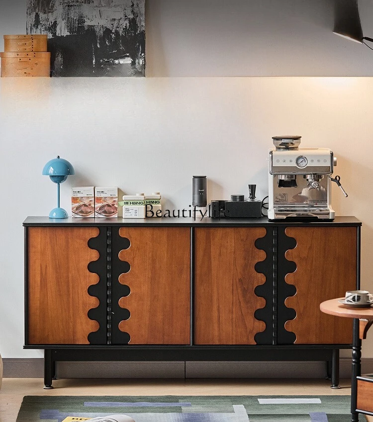 Medieval solid wood chest, French retro dining side storage cabinet, living room storage display cabinet
Medieval solid wood chest, French retro dining side storage cabinet, living room storage display cabinet