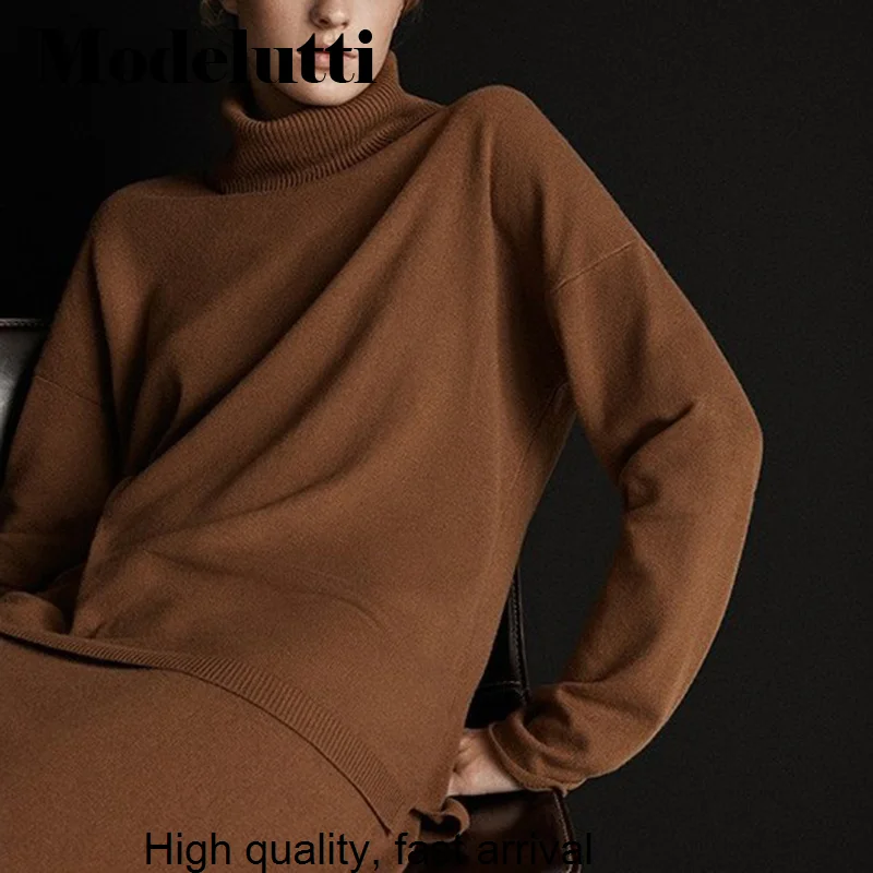 New Spring 2023 Autumn Fashion Knitted Turtleneck Cape Sweater Pullovers Women Solid Color Simple Casual Top Female
New Spring 2023 Autumn Fashion Knitted Turtleneck Cape Sweater Pullovers Women Solid Color Simple Casual Top Female