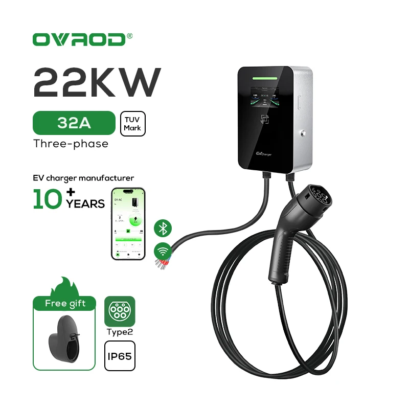 Ovrod 22kw New Electric Car EV Charging Station Type 2 AC Wallbox Home EV Charger 32A Rated Condition GB Interface
Ovrod 22kw New Electric Car EV Charging Station Type 2 AC Wallbox Home EV Charger 32A Rated Condition GB Interface