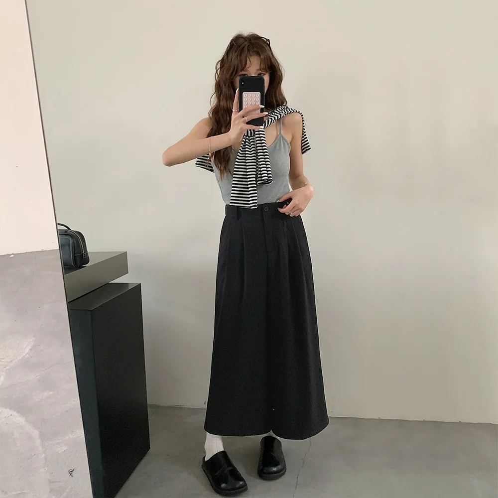 2026 New Style High-waisted Wide-leg Women's Loose and Versatile Cropped Pants That Cover The Flesh and Look Slimming Gray
2026 New Style High-waisted Wide-leg Women's Loose and Versatile Cropped Pants That Cover The Flesh and Look Slimming Gray