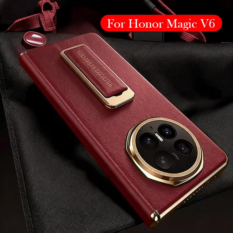 Leather Case For Honor Magic V6 Airbag Back Cover Shell
Leather Case For Honor Magic V6 Airbag Back Cover Shell