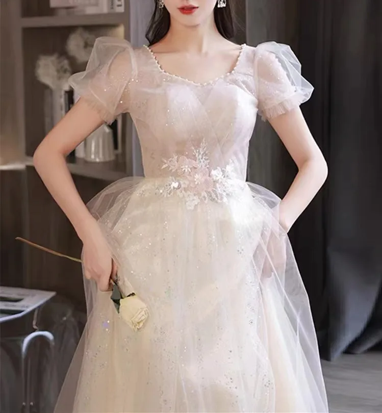 Elegant Prom Dress Square Collar With Cap Sleeve Appliques Tulle A-line Princess Back Zipper Party Gown 2022 Vestidos De Fiesta
Elegant Prom Dress Square Collar With Cap Sleeve Appliques Tulle A-line Princess Back Zipper Party Gown 2022 Vestidos De Fiesta