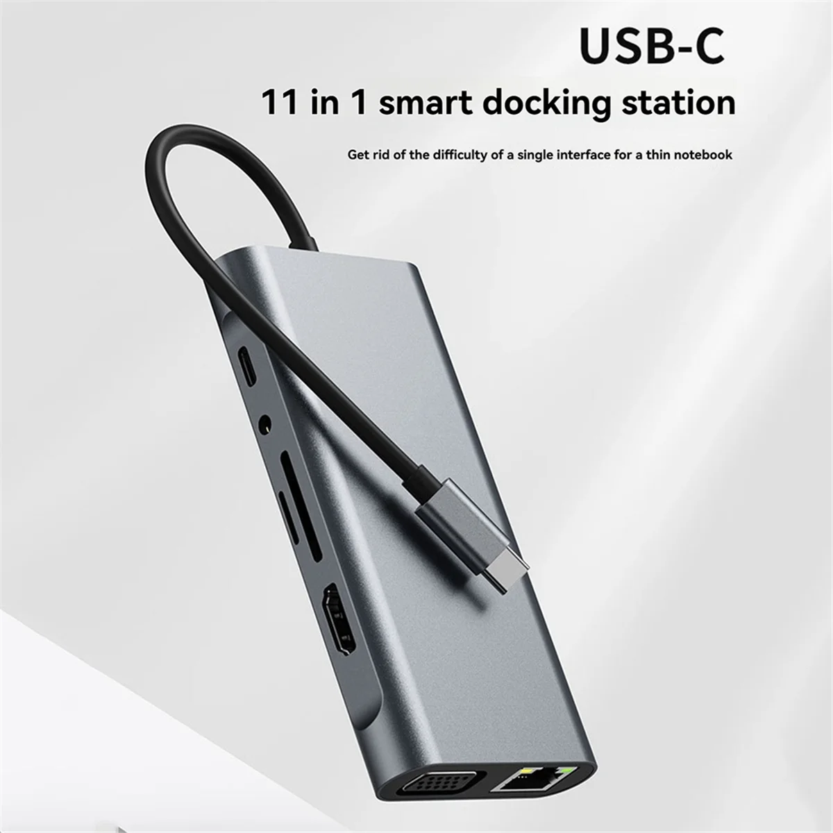 A49T 11-in-1 USB C HUB Docking Station 4K Type C to -Compatible HUB Adapter USB-C to VGA RJ45 PD 100W USB Hub
A49T 11-in-1 USB C HUB Docking Station 4K Type C to -Compatible HUB Adapter USB-C to VGA RJ45 PD 100W USB Hub