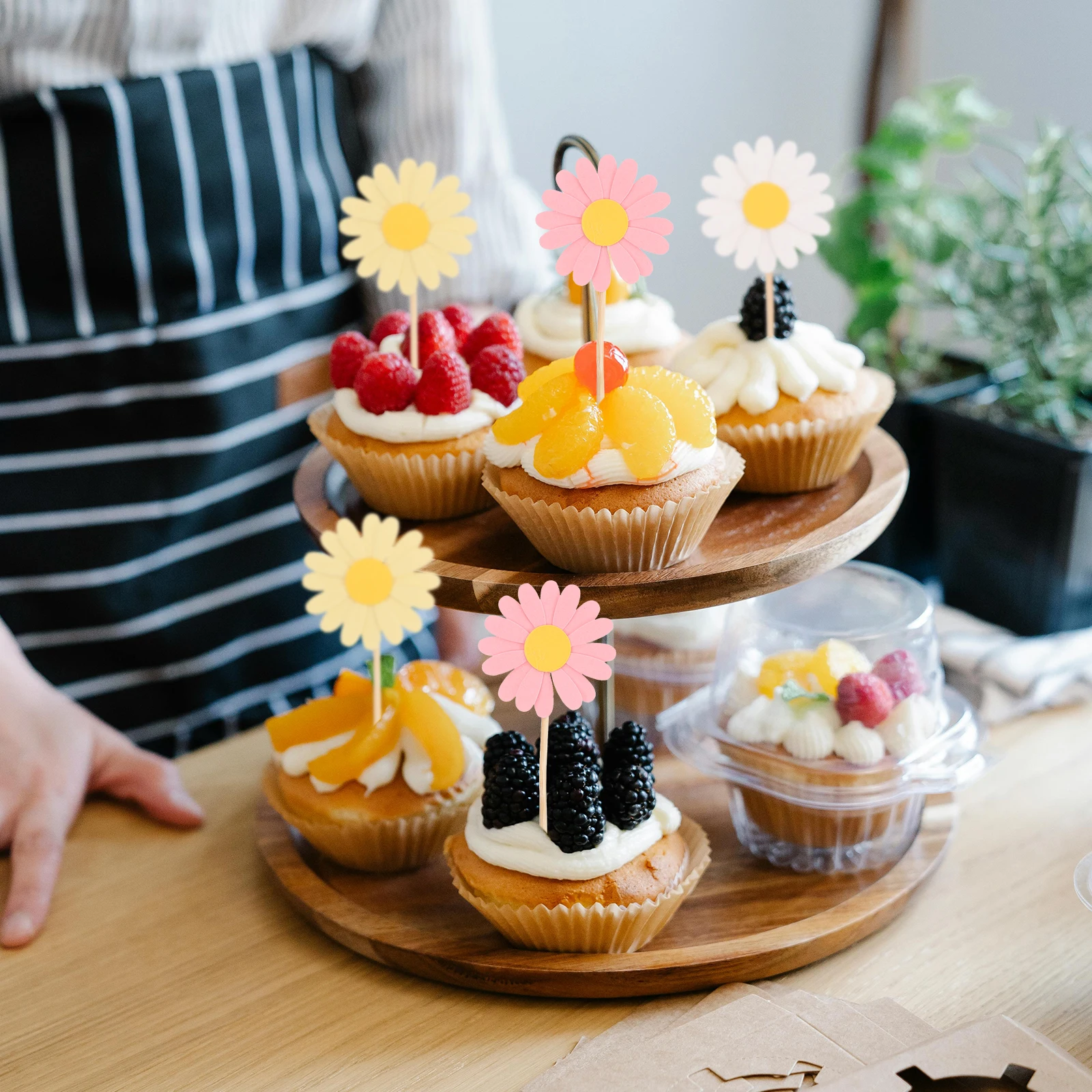 36pcs Cake Decoration Flower Insert Baby Shower Topper Daisy Cupcake Picks Floral Toppers Colorful Decorations Versatile Use
36pcs Cake Decoration Flower Insert Baby Shower Topper Daisy Cupcake Picks Floral Toppers Colorful Decorations Versatile Use