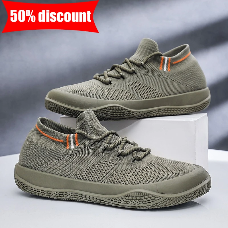 Mens Sports Shoes Lightweight Breathable Lace Up Outdoor Tennis Training Shoes Daily Walking Non Slip Mesh Fashion Casual Shoes
Mens Sports Shoes Lightweight Breathable Lace Up Outdoor Tennis Training Shoes Daily Walking Non Slip Mesh Fashion Casual Shoes