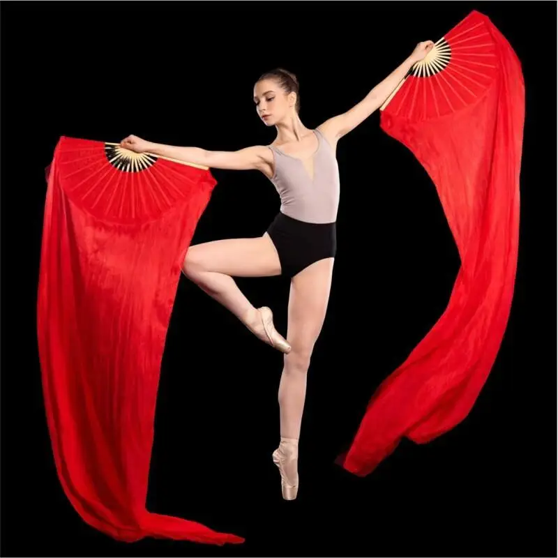 1 Pair 120cm Long Solid Color Imitation Silk Belly Dance Fans Bamboo Handmade Veil Fans For Women Dance Performance Practice Pro
1 Pair 120cm Long Solid Color Imitation Silk Belly Dance Fans Bamboo Handmade Veil Fans For Women Dance Performance Practice Pro
