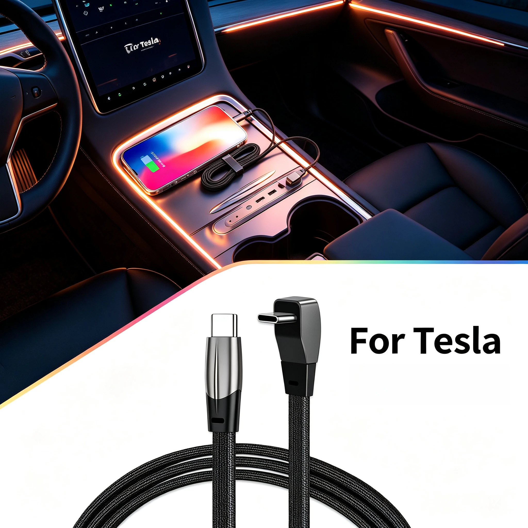 60w Fast Charging Elbow Cable For Tesla model 3 model Y highland Juniper 1m Cable Phone Data Charging Pd Charge Accessories
60w Fast Charging Elbow Cable For Tesla model 3 model Y highland Juniper 1m Cable Phone Data Charging Pd Charge Accessories