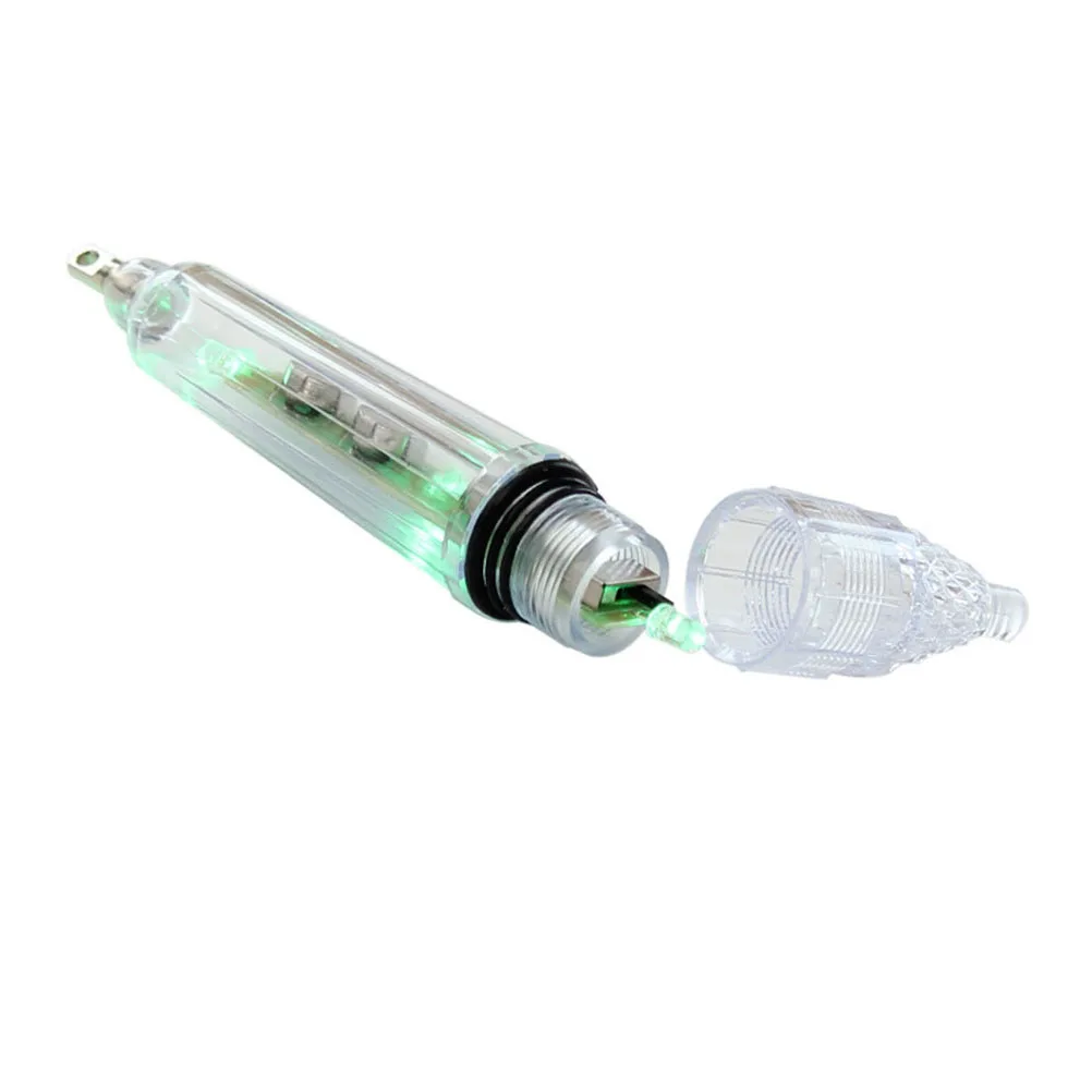 17 Cm Green Fishing Light Transparent Lure Night Underwater Squid LED Waterproof 
17 Cm Green Fishing Light Transparent Lure Night Underwater Squid LED Waterproof