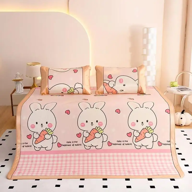 New Cartoon Ice Silk Mat Double Sided Thickened Student Dormitory Cooling Mat Breathable Portable Air Conditioning
New Cartoon Ice Silk Mat Double Sided Thickened Student Dormitory Cooling Mat Breathable Portable Air Conditioning