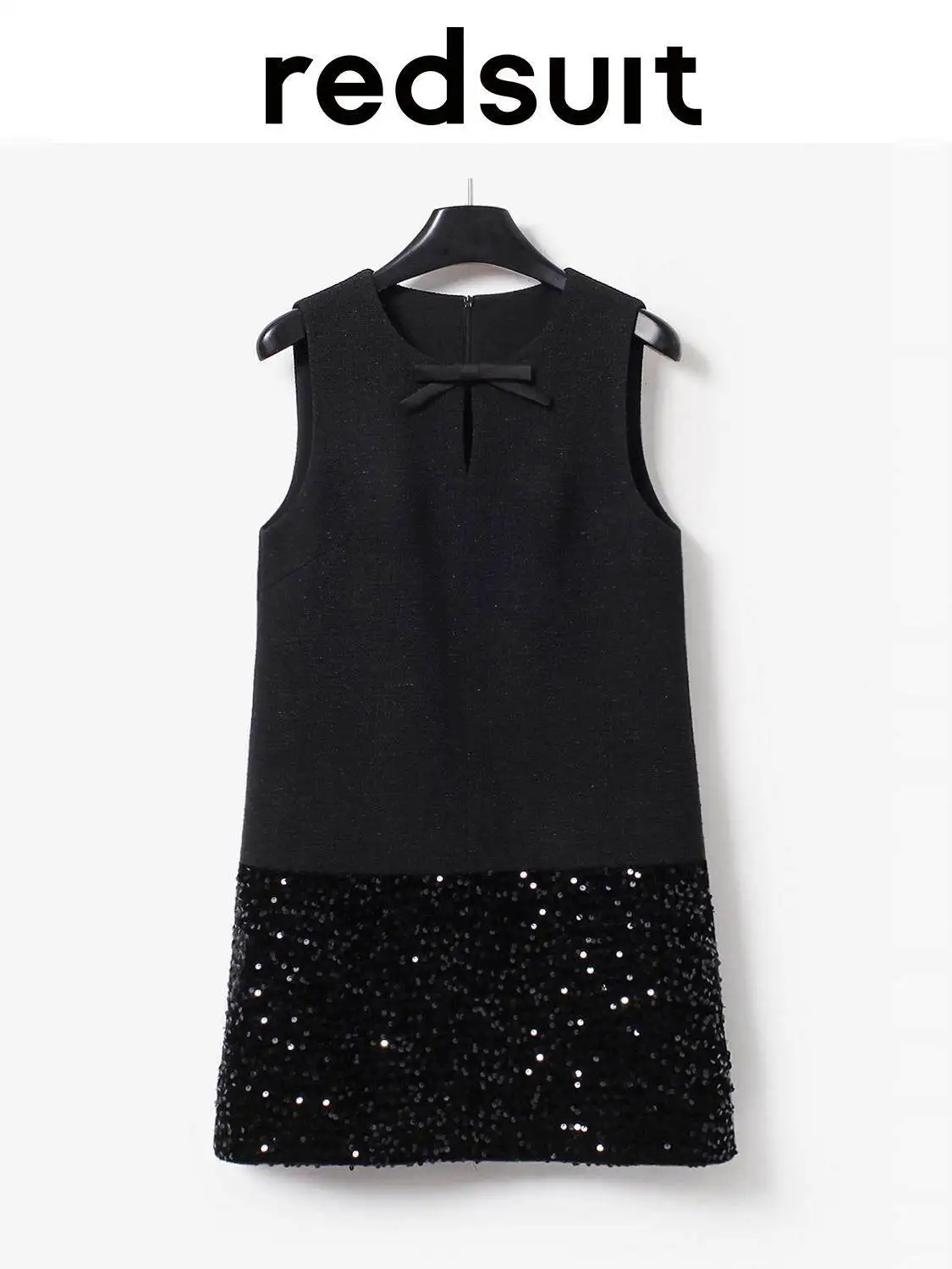 New Advanced playful bow sequin splicing design sleeveless elegant dress custom size
New Advanced playful bow sequin splicing design sleeveless elegant dress custom size
