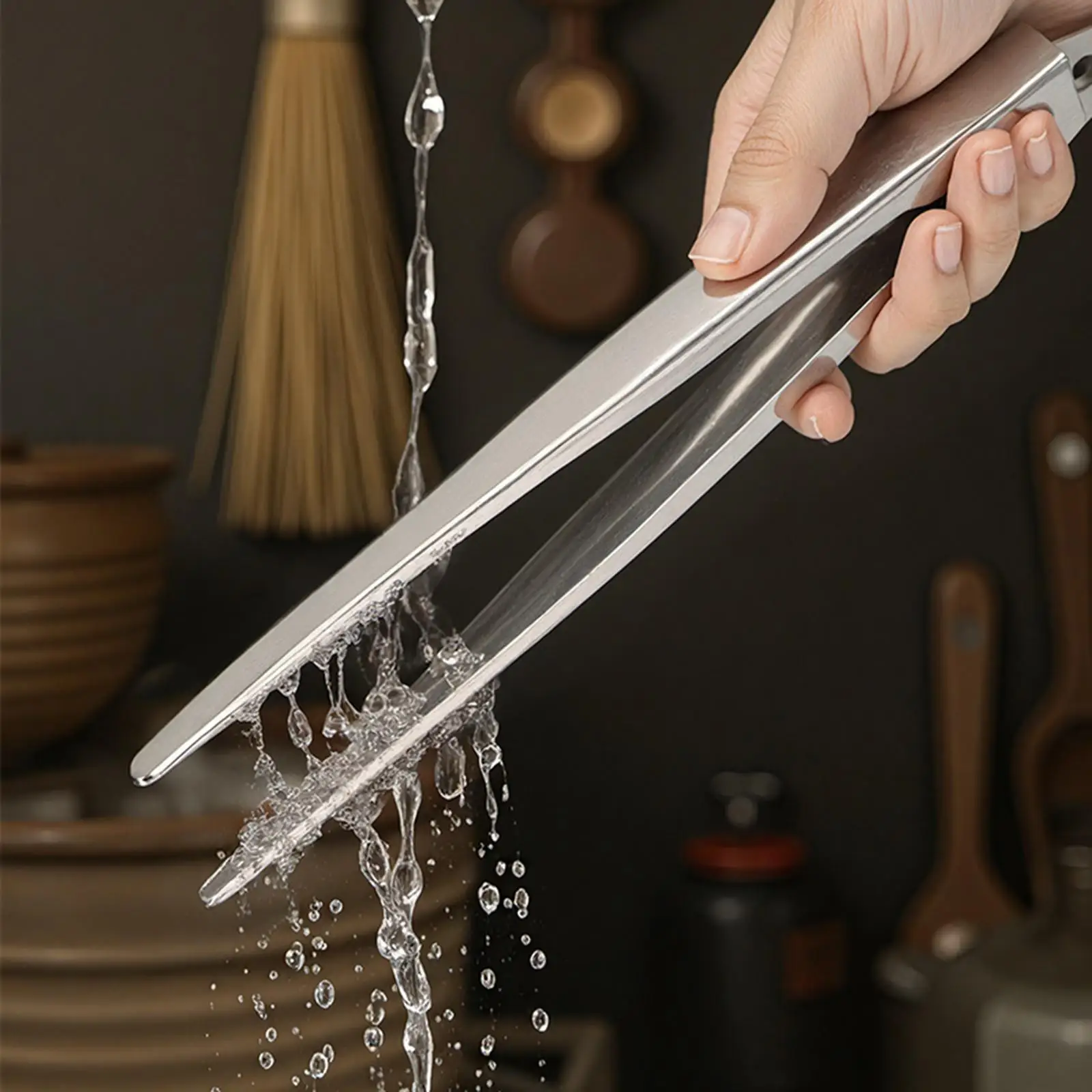 Многофункциональные щипцы из нержавеющей стали с фиксатором и отверстием для подвешивания, для подачи салатов, переворачивания стейков и хлеба
Многофункциональные щипцы из нержавеющей стали с фиксатором и отверстием для подвешивания, для подачи салатов, переворачивания стейков и хлеба