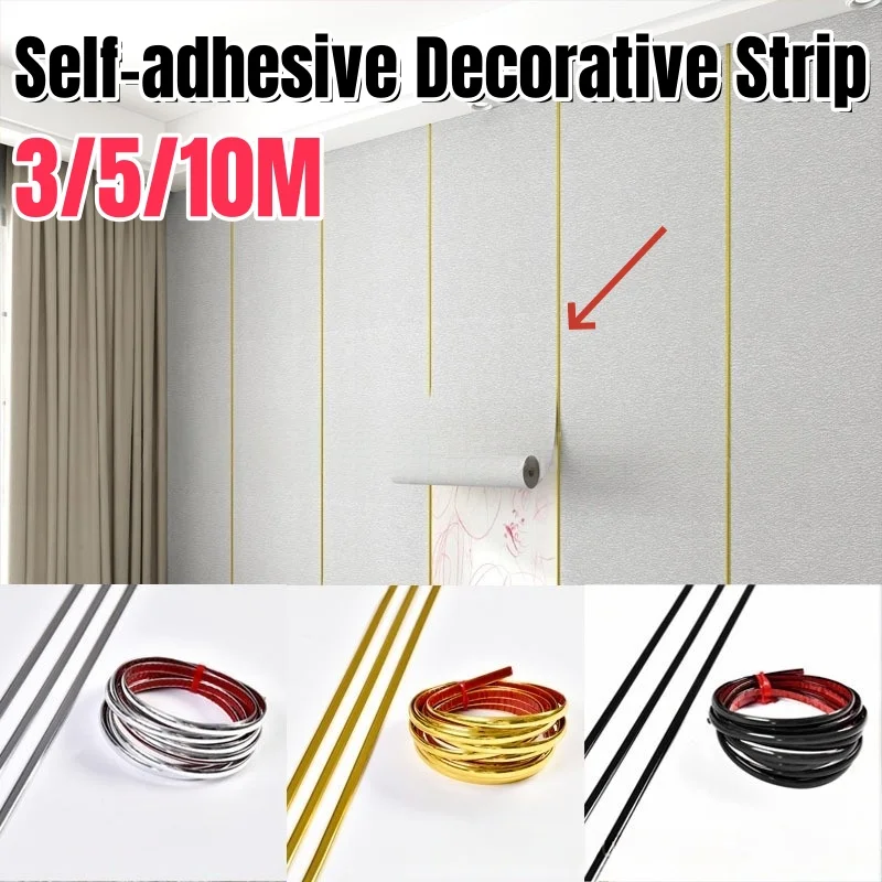 Sealing Strip Protects Against Knocks on Furniture Edges Self-adhesive Wall Corner Decorative Strip Embed Wallpaper Decor Tape
Sealing Strip Protects Against Knocks on Furniture Edges Self-adhesive Wall Corner Decorative Strip Embed Wallpaper Decor Tape
