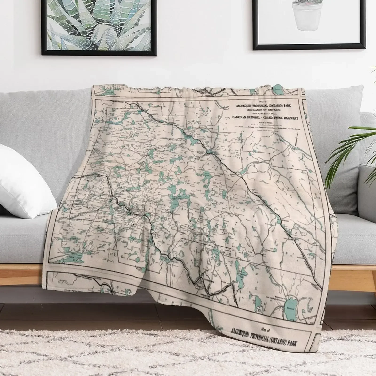 1922 Algonquin Park Ontario Vintage Map Throw Blanket Beach Blankets For Bed Soft Beds Decorative Sofa Blankets
1922 Algonquin Park Ontario Vintage Map Throw Blanket Beach Blankets For Bed Soft Beds Decorative Sofa Blankets