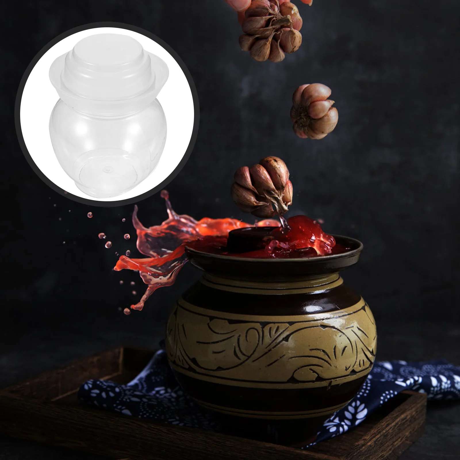 Transparent Fermentation Jar Airtight Pickle Container With Lid Multi-Use Sealed Storage For Vegetables Kimchi Sauerkraut
Transparent Fermentation Jar Airtight Pickle Container With Lid Multi-Use Sealed Storage For Vegetables Kimchi Sauerkraut