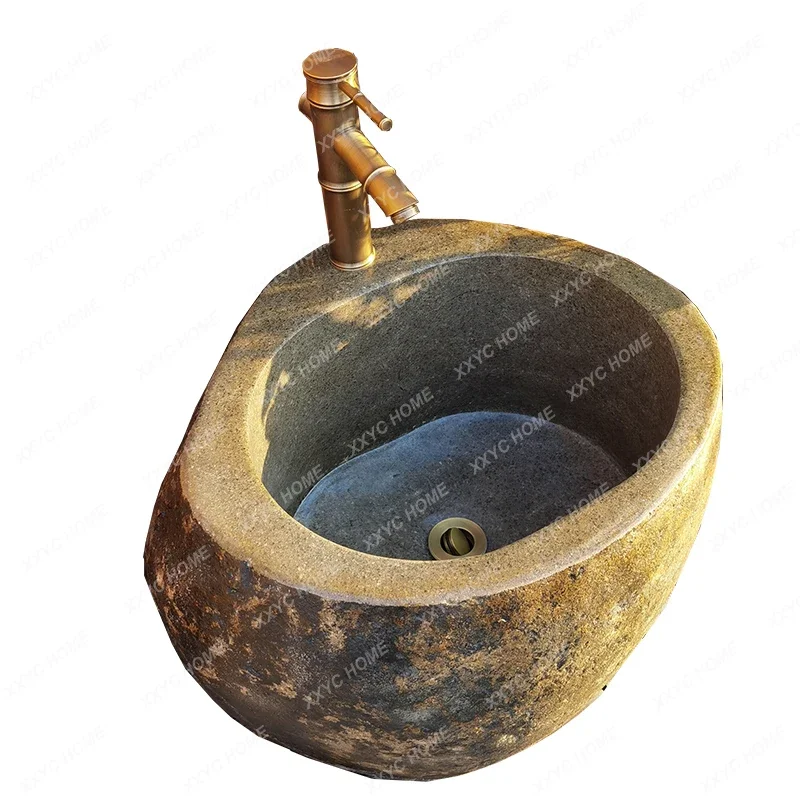 Natural Pebble Mop Pool Vintage Stone Mop Pool Outdoor Pool Inter-Platform Basin Household
Natural Pebble Mop Pool Vintage Stone Mop Pool Outdoor Pool Inter-Platform Basin Household