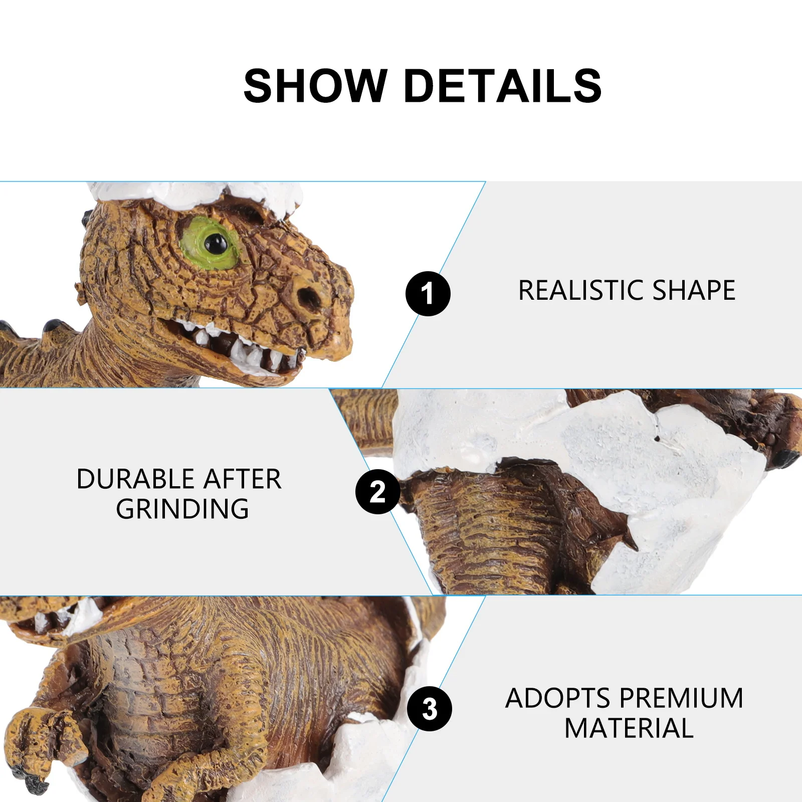 Artificial Dinosaur Aquarium Landscape Ornament Durable Resin Simulation Reptile Cage Decor Fake Dinosaur Artificial Decoration
Artificial Dinosaur Aquarium Landscape Ornament Durable Resin Simulation Reptile Cage Decor Fake Dinosaur Artificial Decoration