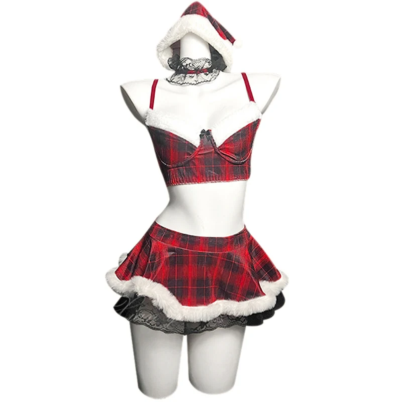 2025 New Erotic Sexy Lingerie Women Lace Red Plaid Christmas Costume Santa Claus Sexy Uniform Outfits Cosplay
2025 New Erotic Sexy Lingerie Women Lace Red Plaid Christmas Costume Santa Claus Sexy Uniform Outfits Cosplay