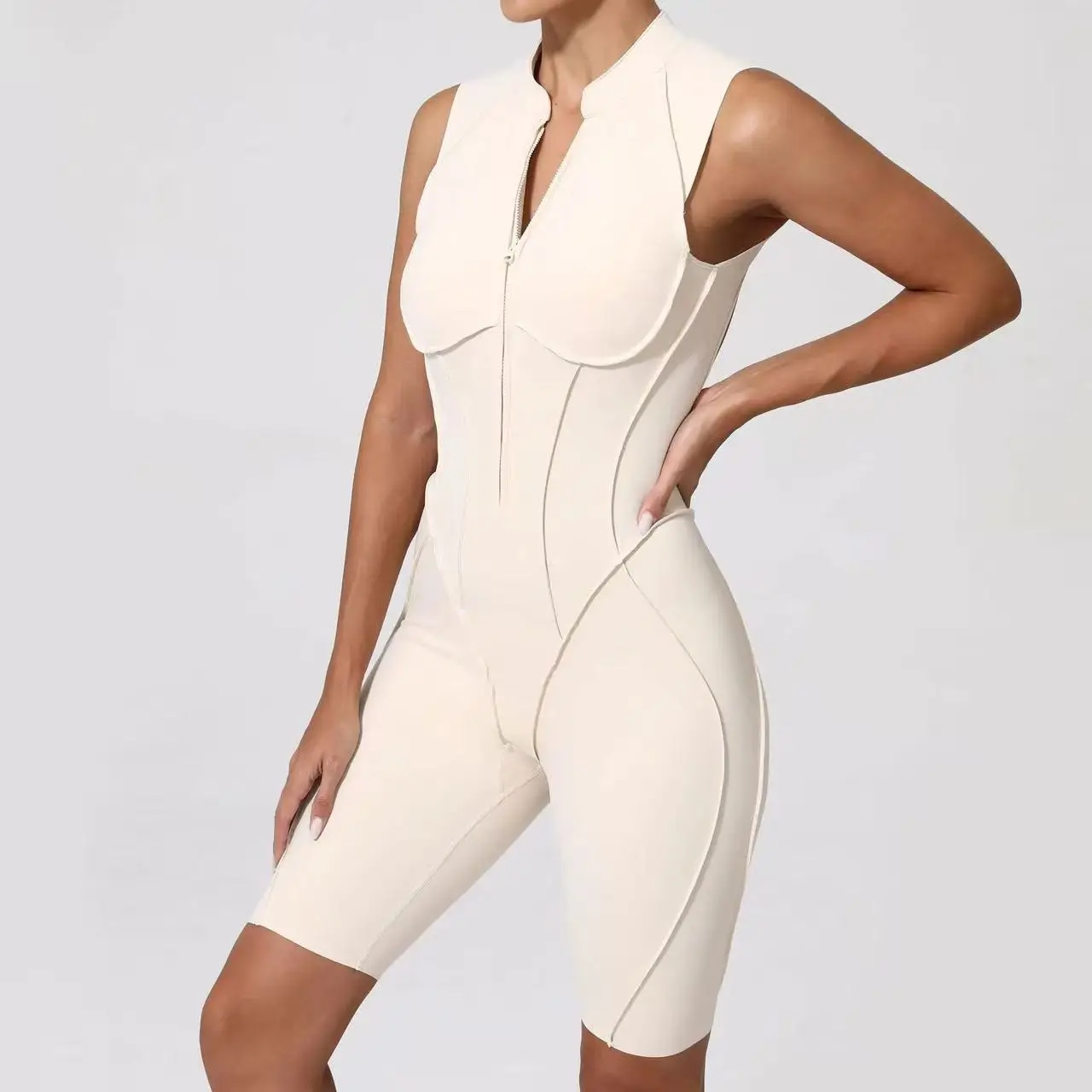 New Yoga Suit Short Sleeve Zipper Sports Clothing Fitness Suits Women Dance Running Training Clothing Gym Push Ups Yoga Suit Set
New Yoga Suit Short Sleeve Zipper Sports Clothing Fitness Suits Women Dance Running Training Clothing Gym Push Ups Yoga Suit Set