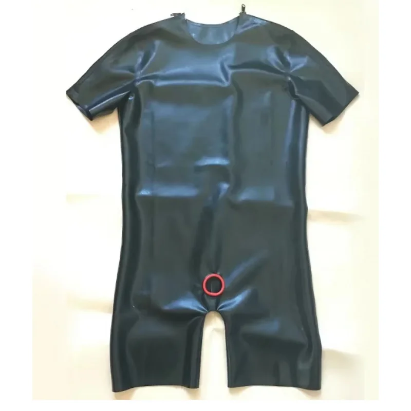 Latex Pure Rubber Sportswear Bodysuit Black Men's Jumpsuit Shoulder Zip 0.4mm
Latex Pure Rubber Sportswear Bodysuit Black Men's Jumpsuit Shoulder Zip 0.4mm