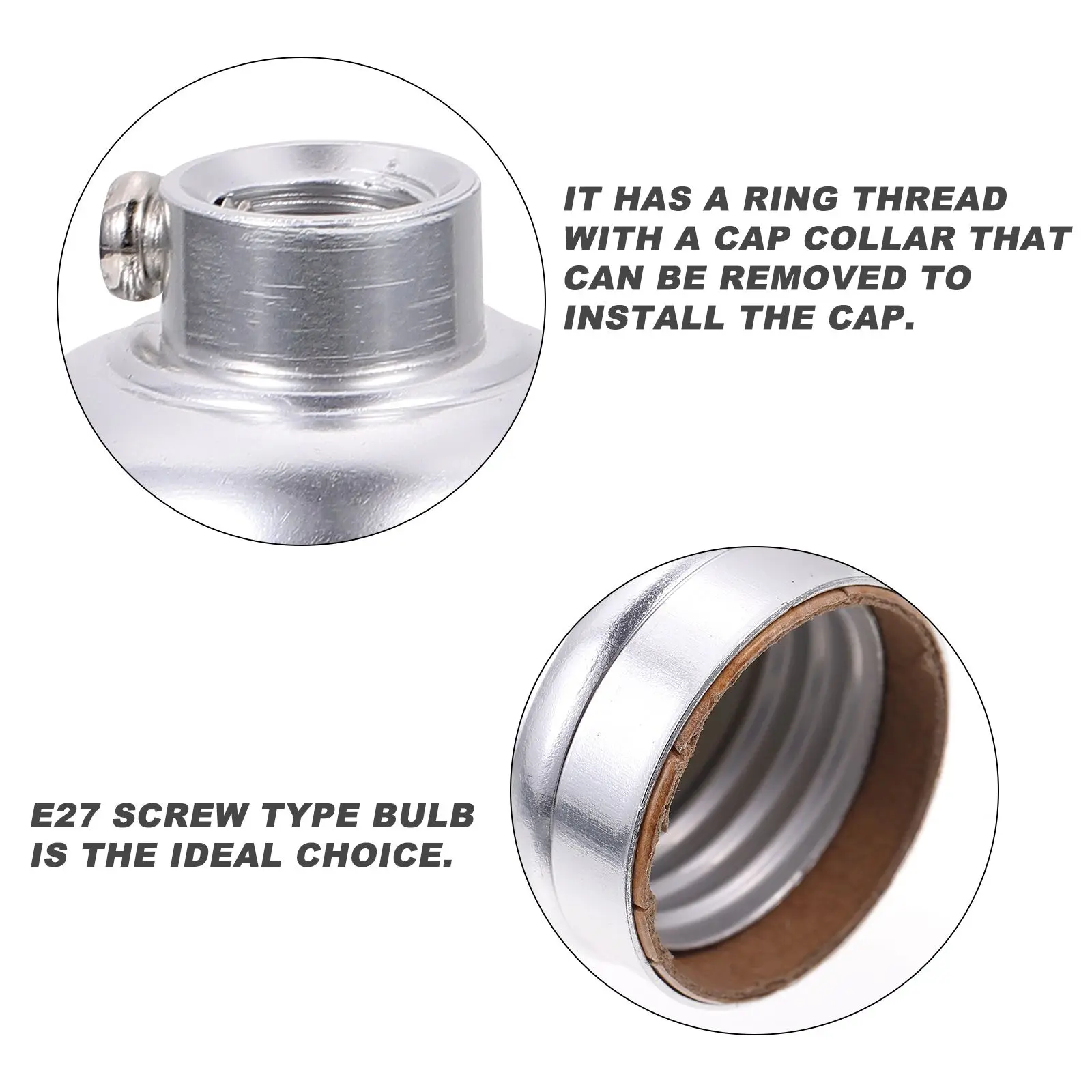E27 Lamp Vintage Aluminum Pendant Socket Retro Light Bulb Adapter for Home Office Industrial E27 Light Holder Lighting
E27 Lamp Vintage Aluminum Pendant Socket Retro Light Bulb Adapter for Home Office Industrial E27 Light Holder Lighting