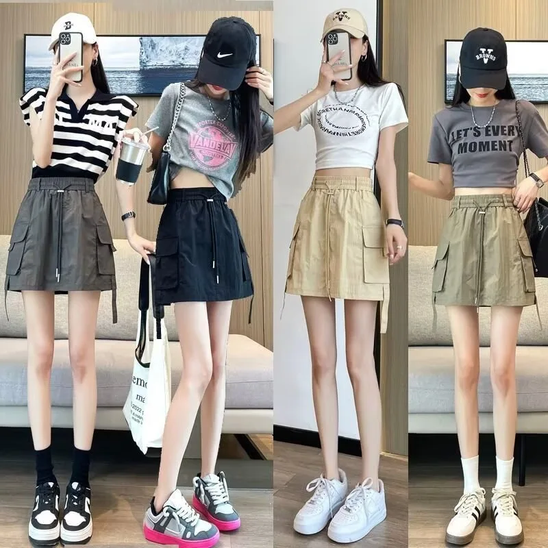 2024Pear-Shaped Body Work Skirt Pants for Women High Waist Wide Leg Pants Korean Style Loose Slimming Versatile Half Skirt Pants
2024Pear-Shaped Body Work Skirt Pants for Women High Waist Wide Leg Pants Korean Style Loose Slimming Versatile Half Skirt Pants