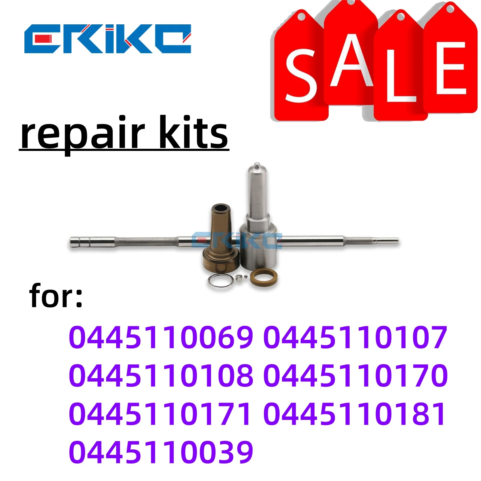 ERIKC New Injector Repair kits For BOSCH 0445110069 0445110107 0445110108 0445110170 0445110171 0445110181 0445110039
ERIKC New Injector Repair kits For BOSCH 0445110069 0445110107 0445110108 0445110170 0445110171 0445110181 0445110039