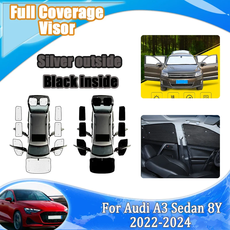 Car For Audi A3 Sedan 8Y Accessories B8 2021 2022 2023 2024 Auto Parasol Window Side Sunscreen Shade Sun Visors Car Anti-UV Tool
Car For Audi A3 Sedan 8Y Accessories B8 2021 2022 2023 2024 Auto Parasol Window Side Sunscreen Shade Sun Visors Car Anti-UV Tool