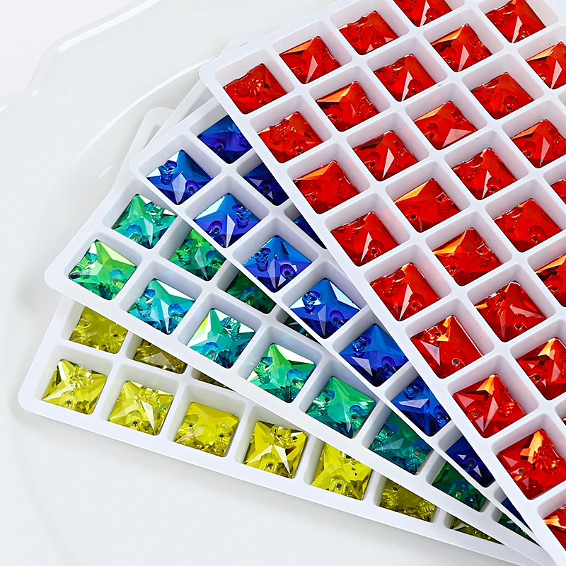 Square Shape Sewing stone K5 Crystal Rhinestone Flatback Stone Glitter Sew on Stone For Clothes Decoration Shoes Bags Dress DIY
Square Shape Sewing stone K5 Crystal Rhinestone Flatback Stone Glitter Sew on Stone For Clothes Decoration Shoes Bags Dress DIY