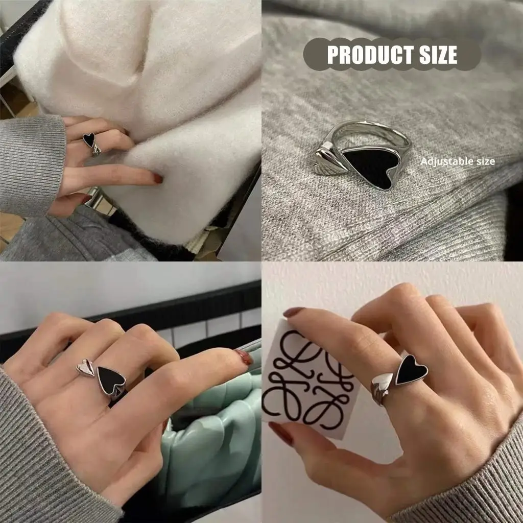 A52E Elegant Adjustable Heart Open Ring Alloy Jewelry Gift Trendy Women's Accessories Stylish Accessory For Night Event
A52E Elegant Adjustable Heart Open Ring Alloy Jewelry Gift Trendy Women's Accessories Stylish Accessory For Night Event