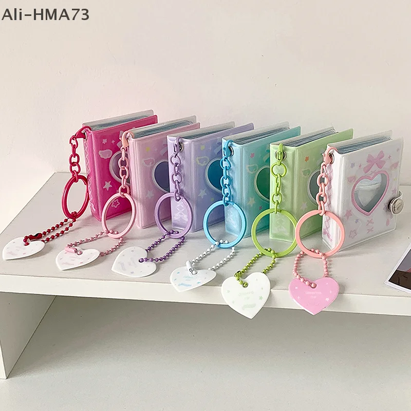 1Pc 1/2 Inch Mini Photo Album Keychain Idol Photocards Holder Album Pockets Portable Keychain Photos Card Holder Photo Albums
1Pc 1/2 Inch Mini Photo Album Keychain Idol Photocards Holder Album Pockets Portable Keychain Photos Card Holder Photo Albums