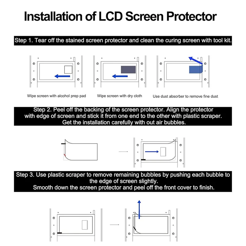 A76F-8PCS 7-дюймовая защитная пленка для экрана Anycubic Photon Mono 4/Photon Mono 4 Ultra Resin 3D-принтеры
A76F-8PCS 7-дюймовая защитная пленка для экрана Anycubic Photon Mono 4/Photon Mono 4 Ultra Resin 3D-принтеры