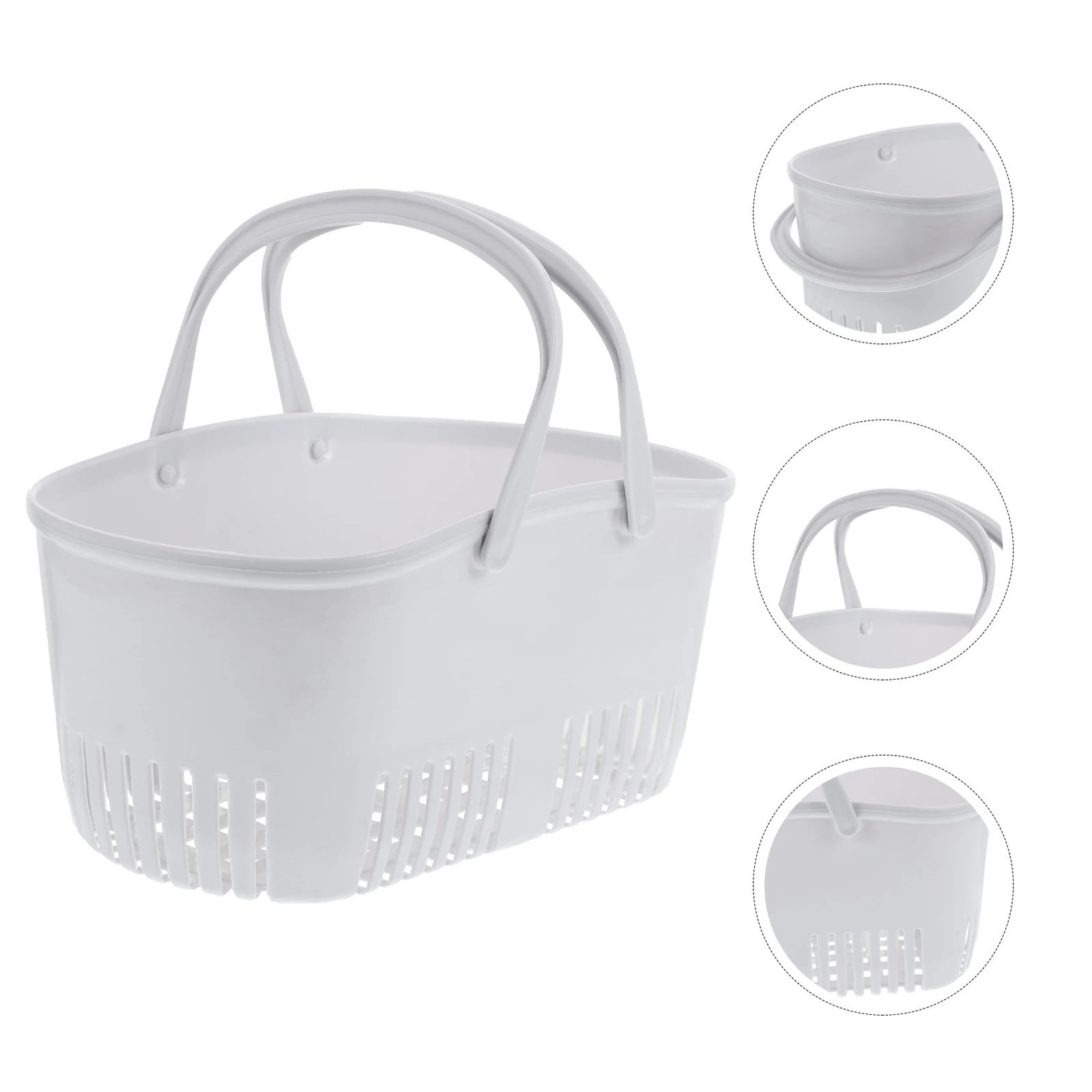 Plastic Hand-held Bathing Basket Hollow Design Draining Water Double Handles Storage Baskets Bathroom Bin Home Sundry Plastic
Plastic Hand-held Bathing Basket Hollow Design Draining Water Double Handles Storage Baskets Bathroom Bin Home Sundry Plastic