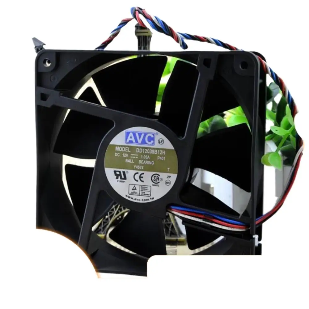 120mm 12038 Fan For AVC DD12038B12H 12V 120x120x38mm Fan, 110 CFM Airflow, PWM Speed Regulation Efficient Cooling.
120mm 12038 Fan For AVC DD12038B12H 12V 120x120x38mm Fan, 110 CFM Airflow, PWM Speed Regulation Efficient Cooling.