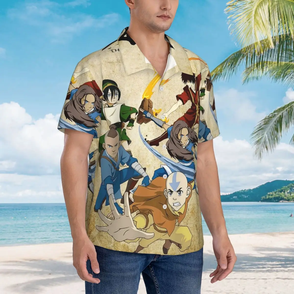 Avatar The Last Airdobladora Cartoon Hawaiian Shirts Fashion Men Short Sleeve Shirt for Summer Beach Men's Lapel Tops
Avatar The Last Airdobladora Cartoon Hawaiian Shirts Fashion Men Short Sleeve Shirt for Summer Beach Men's Lapel Tops
