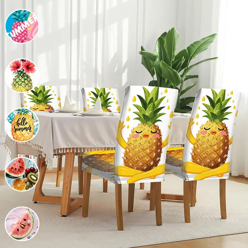 Restaurant seat elastic protective cover, removable and washable home decoration products, summer refreshing fruit chair cover
Restaurant seat elastic protective cover, removable and washable home decoration products, summer refreshing fruit chair cover