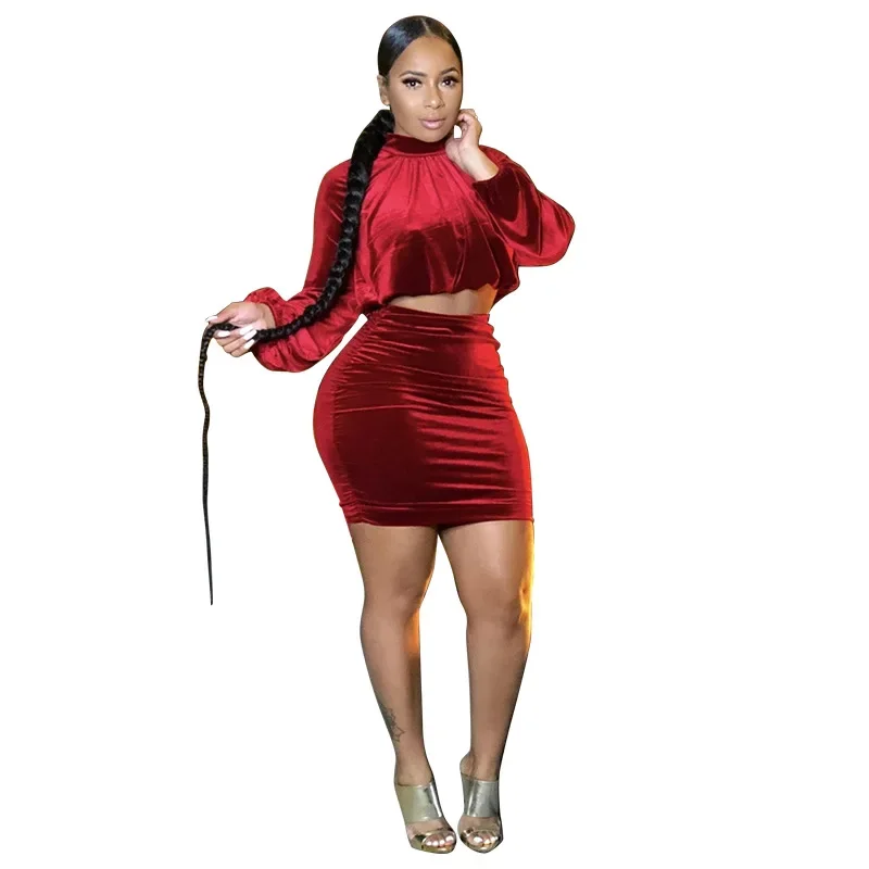 2025 Summer Women Sexy Nightclub Lantern Sleeve Pleated Party Dresses Two-Piece Dress Set Vestidos Femininos Plus Size 9XL 8XL
2025 Summer Women Sexy Nightclub Lantern Sleeve Pleated Party Dresses Two-Piece Dress Set Vestidos Femininos Plus Size 9XL 8XL