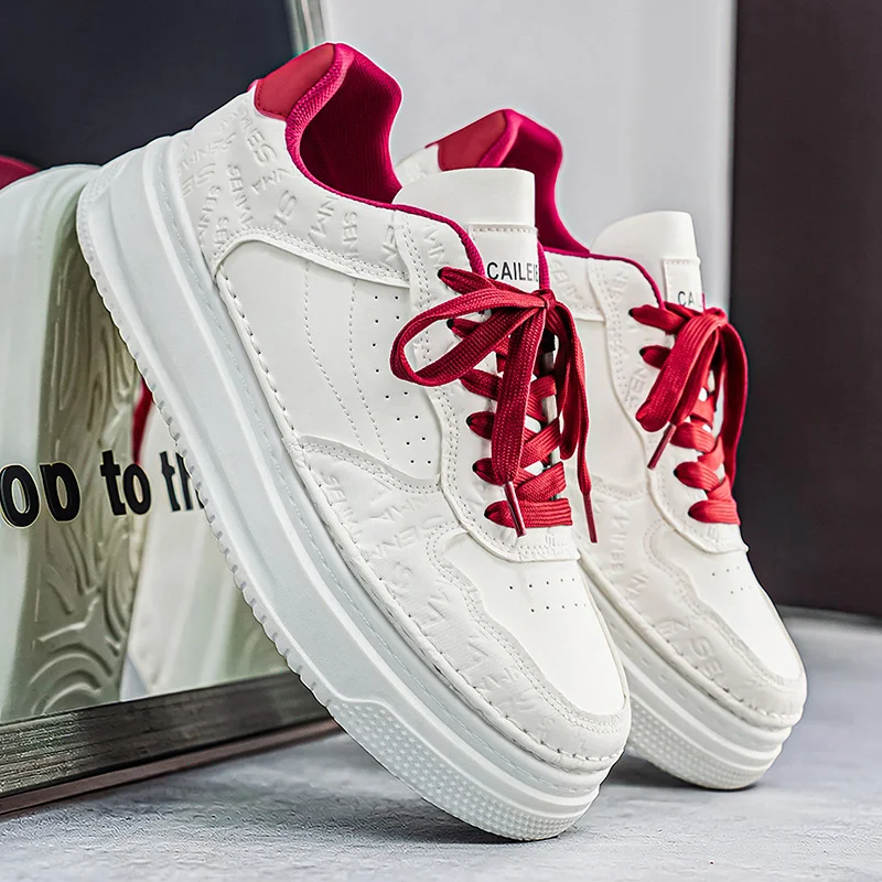 2026 Men's and Women's High End New White Shoes Versatile Thick Soled Height Increasing Sports Leather Casual Shoes Board Shoes
2026 Men's and Women's High End New White Shoes Versatile Thick Soled Height Increasing Sports Leather Casual Shoes Board Shoes