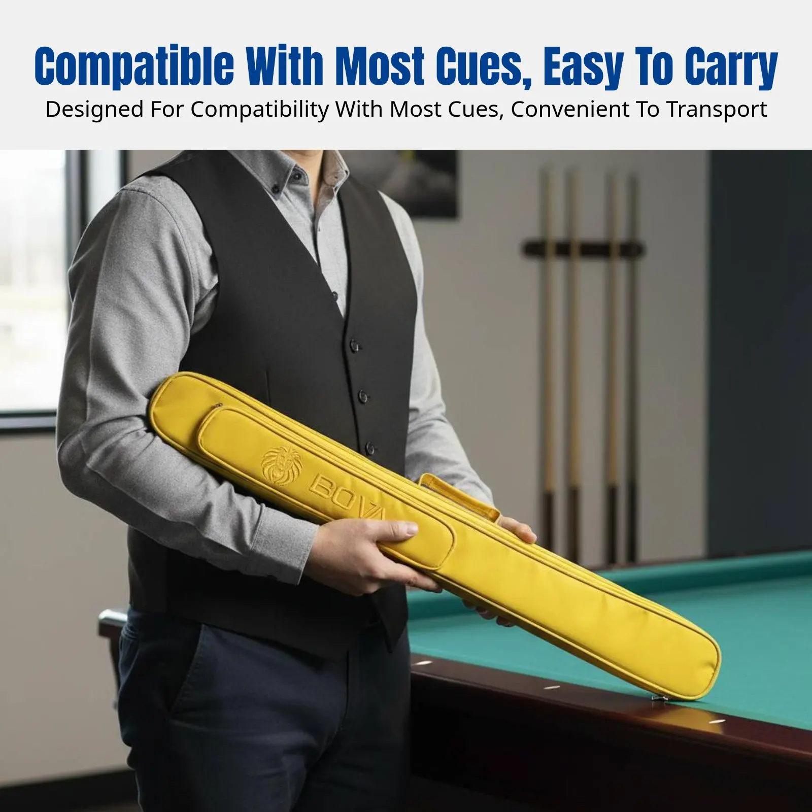 Odin Series Billiard Cue Case, 4-Compartment Oxford Cloth, Durable, Multiple Colors
Odin Series Billiard Cue Case, 4-Compartment Oxford Cloth, Durable, Multiple Colors