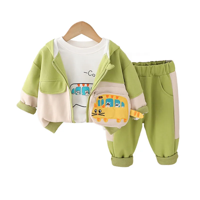 2 Year Old Baby Boy Outfit 2024 Spring Autumn Cartoon Long Sleeve Hooded Jackets + T-shirts + Pants Boys Infant Clothes Kids Set
2 Year Old Baby Boy Outfit 2024 Spring Autumn Cartoon Long Sleeve Hooded Jackets + T-shirts + Pants Boys Infant Clothes Kids Set